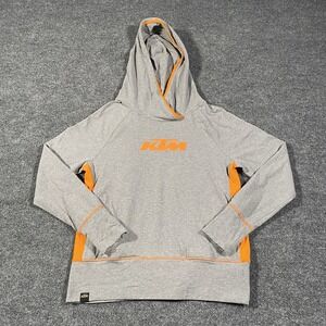 KTM Sport Motorcycle Racing Hoodie Womens Size Medium Pullover Lightweight